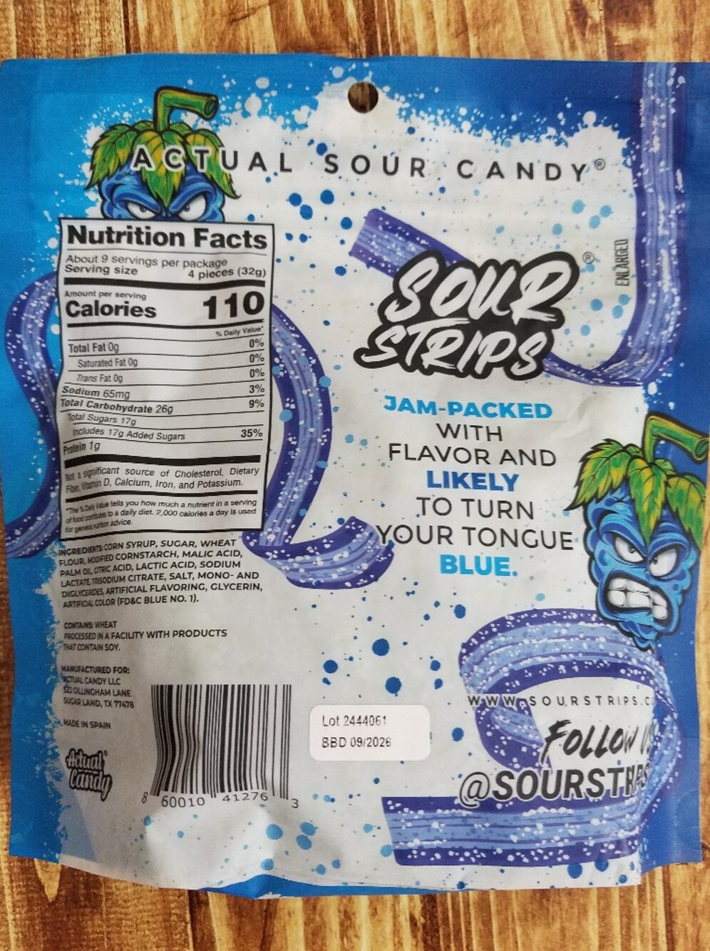 Sour Strips Blue Raspberry Feastables Sour Strikes Bundle Set - Picture 7 of 7